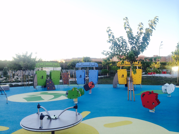The City of Almeria Spain Playground