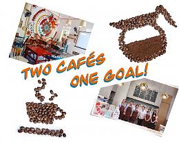 Two Cafés, One Goal